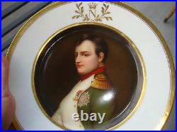 Antique KPM Royal Vienna Sevres Porcelain Portrait Plate