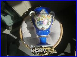 Antique KPM Sevres Porcelain Bronze Vase