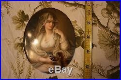 Antique KPM Style Porcelain Plaque'Lady as Vestal Virgin' Kaufmann painting #18