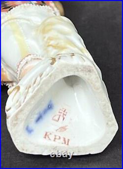 Antique KPM porcelain figurine Commedia dell'arte