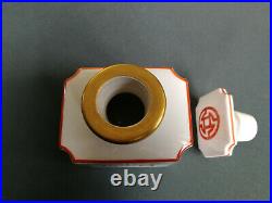 Antique KPM porcelain tea caddy / jar, 19thC