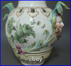 Antique Kpm German Berlin Porcelain Lidded Vase Potpourri Marked Mint Condition