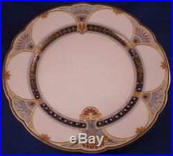 Antique Superb Art Nouveau KPM Berlin Porcelain Jewelled Plate Porzellan Teller