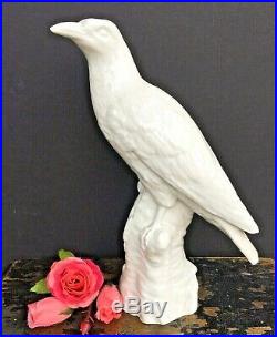 Antique Vintage Blanc De Chine KPM White Porcelain Bird