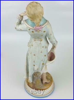 Antique c1887 KPM Bisque Figurine Dandy GentlemanA. W. F Kister Scheibe Aisbach