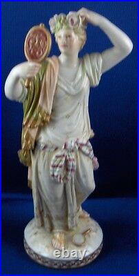 Art Nouveau KPM Berlin Lady Porcelain Figure Figurine Porzellan Figur Jugendstil
