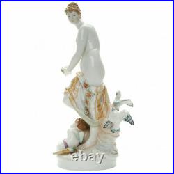 Beautiful Antique Porcelain Figurine Venus Gilding Rare German Art Berlin German