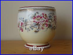 C. 19th Antique German Germany KPM Porcelain Floral Flower Planter
