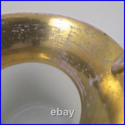 C1837 Antique KPM Porcelain Cup Biedermeier JESUS CHRIS CUP Portrait Swan Handle