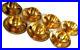 Chryso Healey Ceramics Gold Demitasse Cup & Saucer #1526 Set of 7 KPM Blank