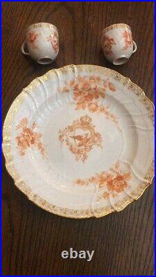 Germany KPM Berlin Kaiser Wilhelm II Porcelain Plate Cup 1808year