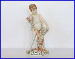 KPM Berlin CUPID Porcelain Figurine Model #3453 Cherub with Wings Bow & Arrows