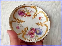 KPM Berlin porcelain antique plate Gold Flower Gift for women Anique gift Vintag