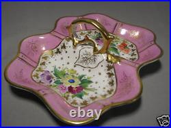 KPM PORCELAIN PLATE HAND PAINTED CONDIMENT DISH TRAY PLATTER Germany c1885 Excel