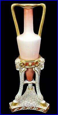 KPM Porcelain Sweet Vase with Stand RARE