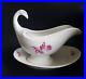 KPM Porcelain White Gravy Sauce Boat with Attached Underplate 19th century