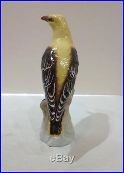 KPM porcelain figurine tellow bird. Antique Royal Berlin Germany