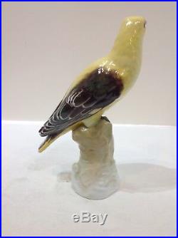 KPM porcelain figurine tellow bird. Antique Royal Berlin Germany