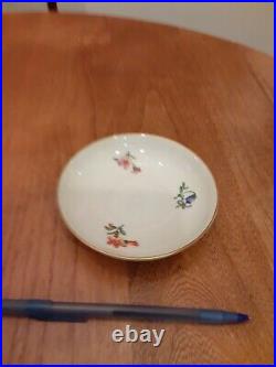 Kpm Antique Mini Floral Bowl Or Saucer 4.75 D