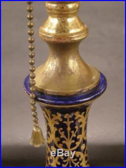 LG 19 c Sevres French Bronze H-PAINTED Porcelain Portrait KPM Urn Vase Gilt Lamp