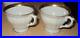 LOT 2 ANTIQUE 1837-1844 KPM Berlin Porcelain TeaCup Tea Cups Footed Gold Gilded