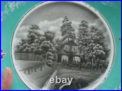 Landscape Cabin Antique KPM Porcelain Plate Topographical Scene Scenic Walbrzyc
