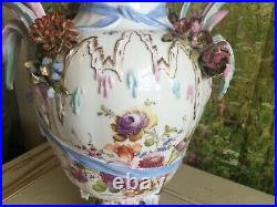 OLD Early KPM Hand Painted Porcelain ORNATE Urn Vase