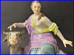 Original Antique KPM Porcelain Figurine of Europa on the Bull