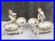 Pair Antique KPM Berlin Cherub Putti Cupid Open Salts Porcelain Figurine Dishes