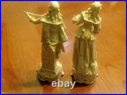 Pair of Antique KPM Figurines