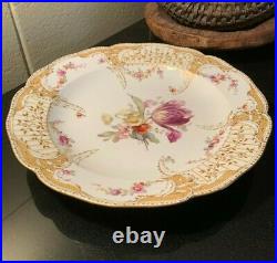 RARE KPM Reliefzierat Pattern 13 3/4 Charger or Round Platter Germany Excellent