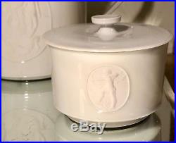 Rare 1930's KPM ROYAL Berlin, ARCADIA Porcelain Teapot Sugar & Creamer Tea Set