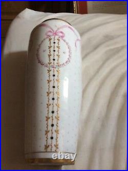 Rare Antique Hand Decorated Vase 16 High With Rare EPM Pruce Mark