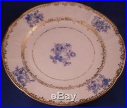 Rare Set of 7 Antique 19thC KPM Berlin Floral Porcelain Plate s Porzellan Teller