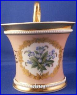 Superb Antique 19thC KPM Berlin Porcelain Cup & Saucer Porzellan Tasse German
