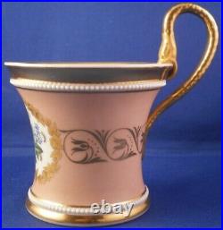 Superb Antique 19thC KPM Berlin Porcelain Cup & Saucer Porzellan Tasse German