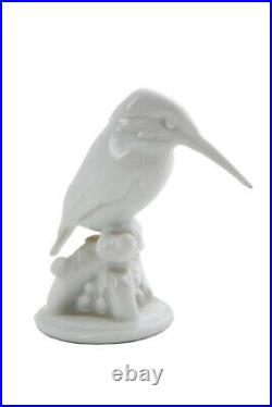 Vintage 1950s Original Germany Porcelain figurine Bird Kingfisher KPM 10 cm