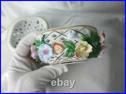 Vintage German KPM Hand Painted Porcelain Jewelry Trinket Box