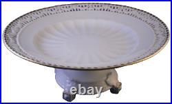 Vintage KPM Berlin Kurland Porcelain Pedestal Cake Plate Dish Porzellan Tazza