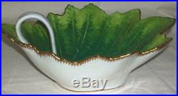Vintage KPM, Kristef Porcelain Manufactory 9 1/4 Leaf Dish Germany
